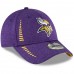 Men's Minnesota Vikings New Era Purple Speed Shadow Tech 9FORTY Adjustable Hat 3066610